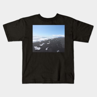 Iceberg on the beach Kids T-Shirt